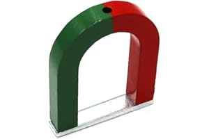 AOMAG® 2.36" U-Shaped Alnico Horseshoe Magnet w/Red & Green Painted Poles