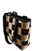 Comely Checkerboard Woven Polyester Seat Belt Women's Fashion Tote Handbag (60)