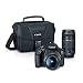 Canon EOS Rebel T7 DSLR Camera + EF-S 18-55mm f/3.5-5.6 is II + EF 75-300mm f/4-5.6 III Lens + Canon EOS Shoulder Bag + 2X 64GB Memory Card + 58mm Wide Angle & Telephoto Lens + Slave Flash + Tripodthumb 1