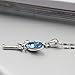 FANSING Blue Crystal Necklaces for Women