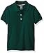 French Toast Girls' Short Sleeve Picot Collar Polo School Uniform Shirt (Standard and Plus)