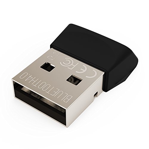 Sabrent USB Bluetooth 4.0 Micro Adapter for PC [v4.0 Class 2 with Low Energy Technology] (BT-UB40)