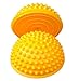 AppleRound Pair Balance Pods with 1 Pump, Domed Hedgehog Style, Yellow