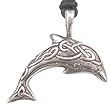 Celtic Dolphin Pewter Pendant 