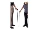 Essential Medical Supply Spring Garden Collection Demi Folding Cane in Lilac with Wood Derby Handle