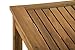 Walker Edison Dominica Contemporary Acacia Wood Slatted Outdoor Accent Table, 20 Inch, Brown