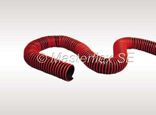 Crushproof Vehicle Exhaust Hose - Carflex Super 3.2" dia. X 25' rated for up to +300 degrees F