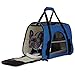 Airline Approved Pet Carrier - Soft-Sided Carriers for Small Medium Cats and Dogs Air-Plane Travel On-Board Under Seat Carrying Bag with Fleece Bolster Bed For Kitten Cat Puppy Dog Taxi