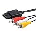 NEORTX N64 to RCA Cable 6ft, 1.8 Meters Composite AV Audio Video Cords Cable for Nintendo N64 SNES Gamecube GC primary