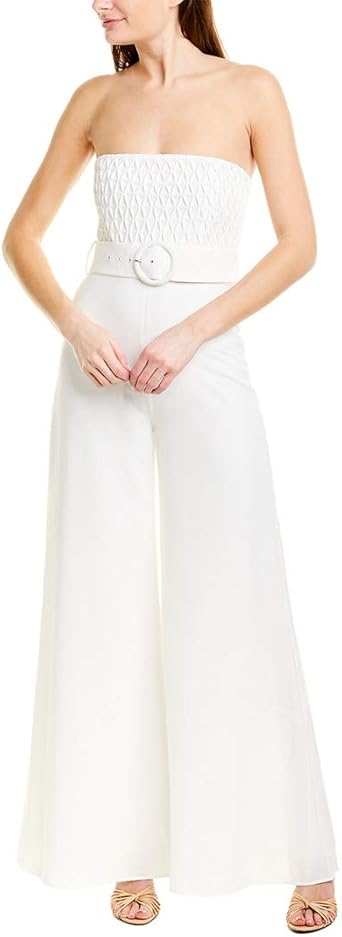 misha collection white jumpsuit