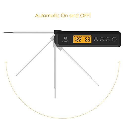 Cappec KTH04 Instant Digital Meat Thermometer With Target Setting Alert and Backlight