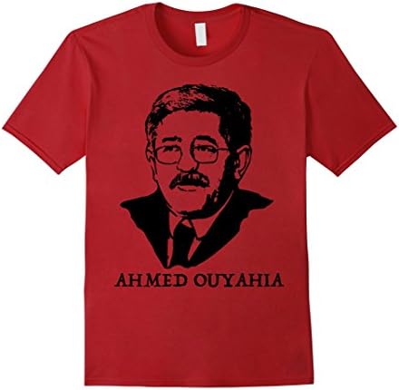 Mens Ahmed Ouyahia Algeria TShirt Tee Shirt T-Shirt 3XL Cranberry