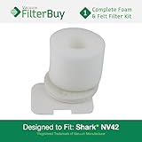 Shark NV42 Foam & Felt Vacuum Filter Kit. Designed by FilterBuy to Replace Shark Part # XFF36.