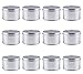 Bekith 12 pc Clear-Top Spice Tins with Lid, Round
