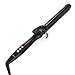 Anjou Curling Iron, 1.25 inch Hair Curler Curling Wand with Anti-scalding Insulated Tip, Ceramic Tourmaline Coating with LCD Diaplay(250 °F to 430 °F, Glove and Curl Clips Included)