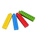 Chewy Block Sensory Chew Pencil Toppers, Chewable Stimulation, Textured Oral Support Boys, Girls, Children with Autism, Motor Skill, Special Needs (4-Pack)
