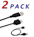 JBingGG USB to HDMI cable, USB 2.0 Male to HDMI Male Charger Cable Splitter Adapter 2-Pack 20 Inch