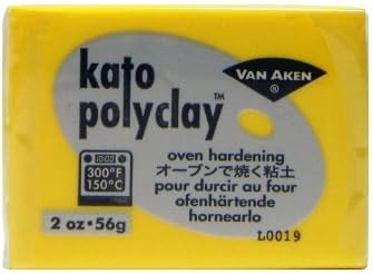CEC Kate poly clay Standard color 2oz (56g) yellow (japan import) by Central electromagnetic Instruments Manufacturers