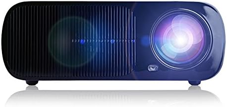 Anerge 2600 Lumen LED Projector, Full HD Multimedia Home Cinema Theater, Support 1080p, Optical Keystone Correction, USB HDMI VGA AV TV for Video, Games -- Black