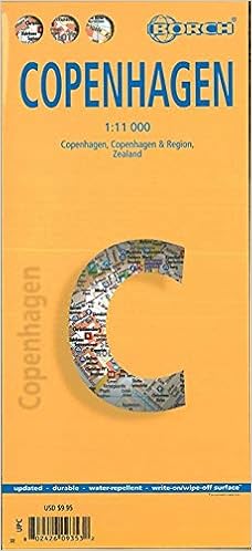 Laminated Kopenhagen Map By Borch English Edition Borch 9783866093539 Amazon Com Books