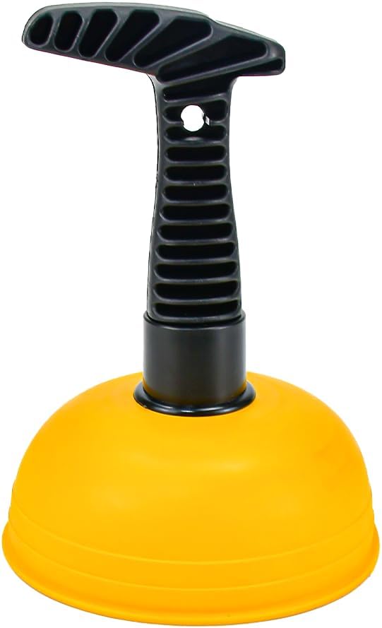 ADERTOS Mini Sink Drain Plunger Short Handle Heavy Duty Unblocker Tool Kitchen