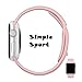 top4cus 42mm Size Soft Silicone Replacement Sport Strap iWatch Band for Apple Watch 42mm All Model - Medium/Large - Medium/Large - Sport Vintage Rose