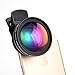 HD Cell Phone Camera Lens 0.45X Wide Angle and 15X Macro Lense Accessories Kit - Expand Your Field of View By 50 percent, Capture Unrivaled Detail - ProPix Universal Clip-On Lens Fits iPhone / iPad, Samsung, and Most Smartphones