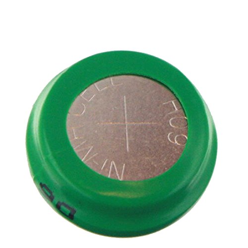 Exell Button 80mAh Rechargable 1.2V NiMH Flat Top Battery for use with high power static applications (Telecoms UPS and Smart grid) radio controlled devices electric tools electric mopeds USA SHIP