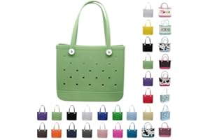 TBWNWG EVA Beach Tote Bag, Extra Large Rubber Tote Bag Waterproof Washableable Tip Proof for the Beach Boat Pool Sports