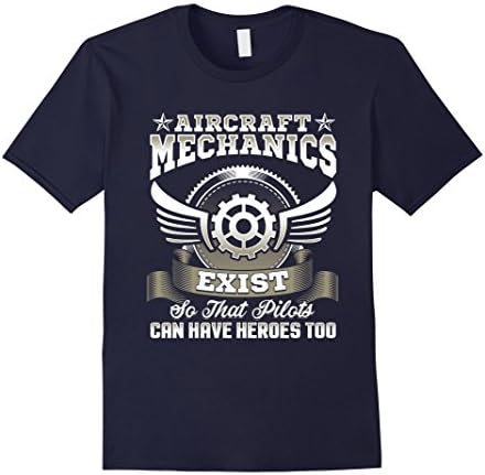 Men's Aircraft Mechanics Hero Shirt XL Navy
