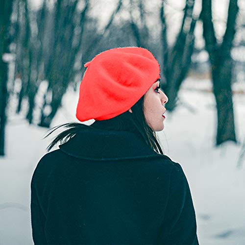 Jolbndcv 6 PCS Beret Hat French Beanie Hat Outdoor Hat Winter Hat Fashion Lady Hat - Thumbnail 3
