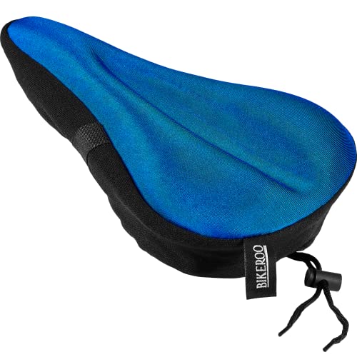 Bikeroo Bike Seat Cushion 11in x 7in Padded Gel Bike Seat Cover