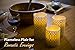 Levavly Flameless Candles Set of 3 - Real Wax LED Candles with Remote Control, Timer & Batteries Included- Flickering Votive Pillar Candles, Special Design 4