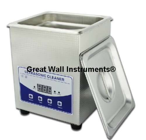 80W 2.0L Digital Commercial Grade Ultrasonic Cleaner Eyeglasses Jewelry Cleaner 110V/220V