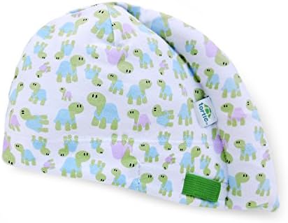 Tortle Adjustable Repositioning Beanie - Prevent and Treat Flat Head Syndrome (Large, Turtles)