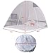 Goplus Folding Mosquito Net, Portable Pop up Tent Mesh Canopy Curtains with Bottom for Bed Home Bedroom Outdoor Camping, White