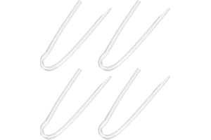 Hearing 4pcs Aid Soft Ear Mold - Transparent Pvc Replacement Ear Molds for Hearing Aids 2.75 X 0.98 X 0.19 In