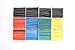 600 pcs Heat Shrink Tubing 2:1 Wire Sleeve Electrical Wire Cable Wrap Assorted 5 Colors 8 Sizes In a Plastic Box