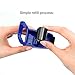 Guard Your ID Identity Protection Stamp Roller Identity Theft Prevention Security Stamp Mask Out Private Information Navy Blue (38028)