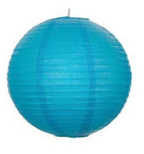 10x14"(blue) Round Paper Lanterns Lamp Wedding Birthday Party Decorations (A Liittle Tree)