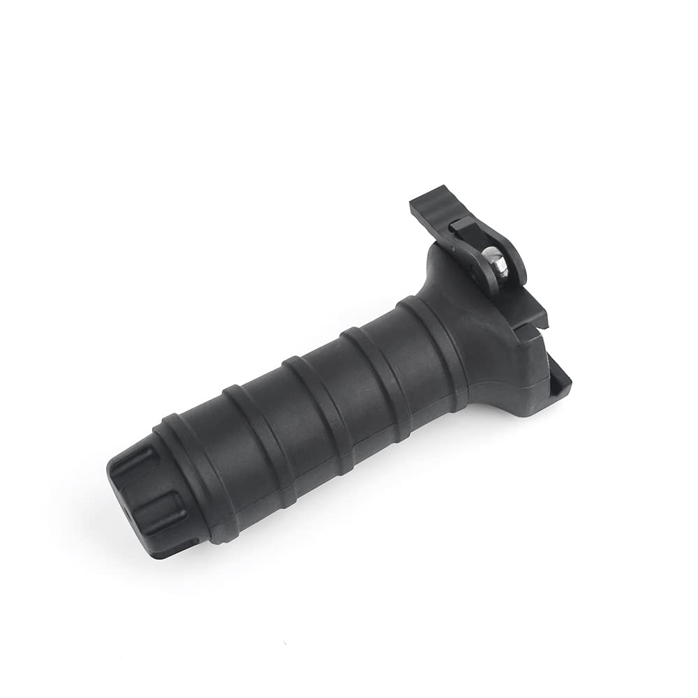 SBGJMY Forward Vertical Grip Long Foregrip,Nylon Quick Release Long Front Grip Base for 20mm Picatinny Rail System (Black)