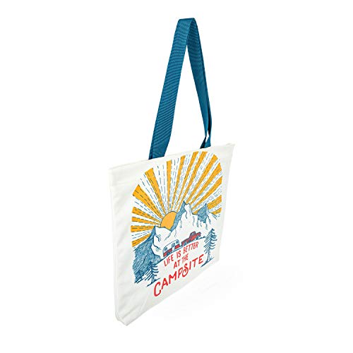 Camco Life is Better at The Campsite Canvas Tote | Features a Magnetic Closure…