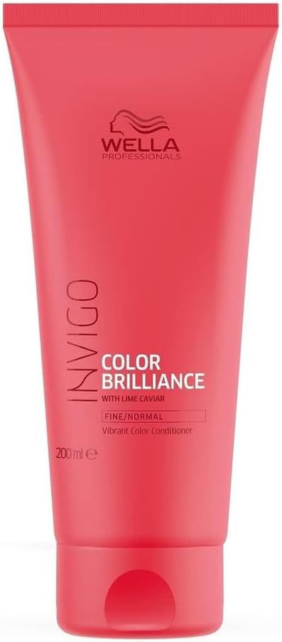 Wella Professionals Brilliance Conditioner Normal Fine Hair Color Vibrant 200ml