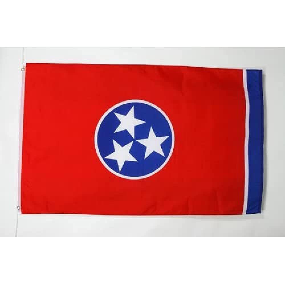 AZ FLAG - Tennessee Flag - 3x5 Ft - 100D Polyester Us State Of Tennessee Banner with Two Metal Grommets - Fade Resistant - Vivid Colors - 3' x 5' Feet - 150x90 Cm — image 1