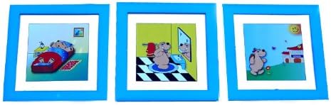 Mr Bear's Morning Set of 3 Frames