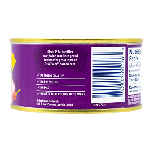 Ox Palm Corned Beef Chili Garlic Flavored 11 5 Oz Pack Of 12 Pricepulse