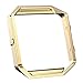 For Fitbit Blaze, TOOPOOT Stainless Steel Replace Metal Frame For Fitbit Blaze Smart Watch (gold)