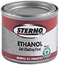 Sterno Green Ethanol Gel 45 Min Chafing Dish Fuel - 144 per case.