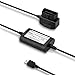 BESTEK Dash Cam Hardwire Kit with Motion Detection Sensor, 12V 24V to 5V/2A OBD-II Dash Cam Hardwire Kit with 9.4ft/2.85m Wire, Low Voltage Protection Compatible with Mini USB Dash Cams, GPS Navigator