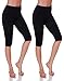 Emmalise Women's Capri 17 in Knee Length Bermuda Seamless Legging